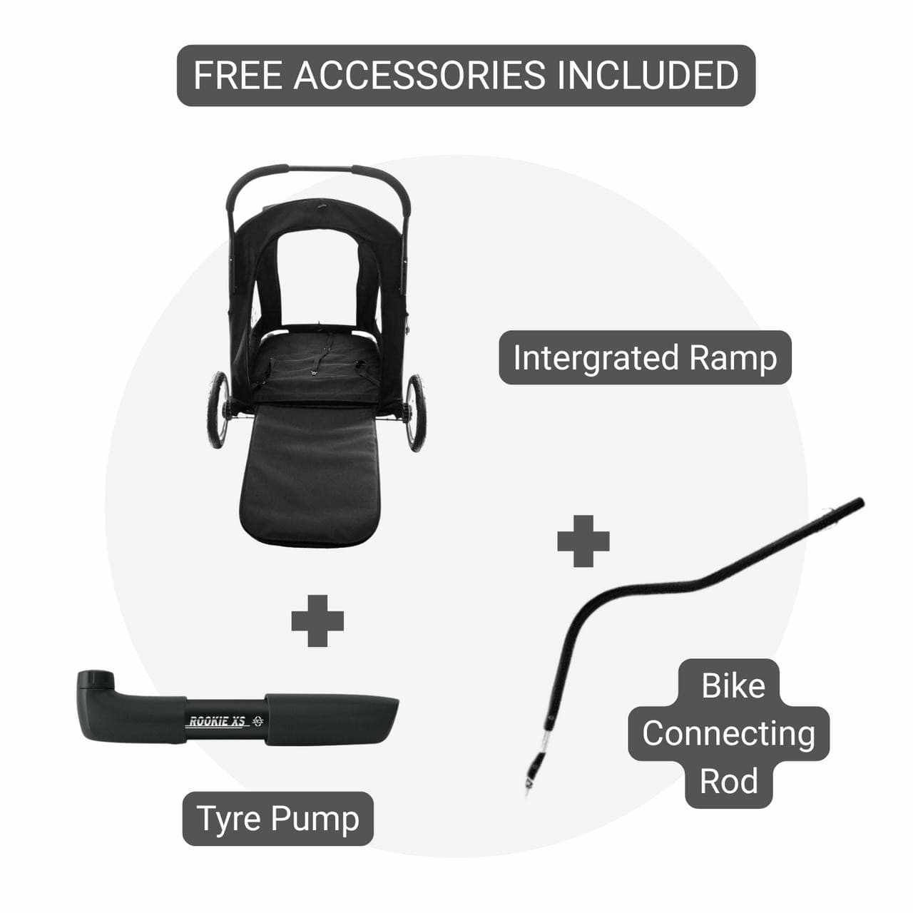 Petique Petique Apollo Elite Large Dog Stroller | > 60kg | Bike Trailer Petique Apollo Elite Large Dog Stroller | > 60kg | Bike Trailer | Pets