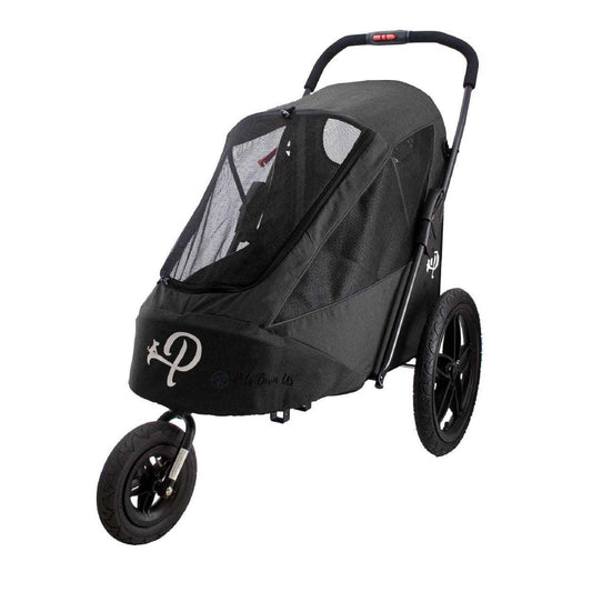 Petique Breeze Pet Jogger dog stroller with mesh windows, all-terrain wheels, and spacious cabin for dogs up to 35kg
