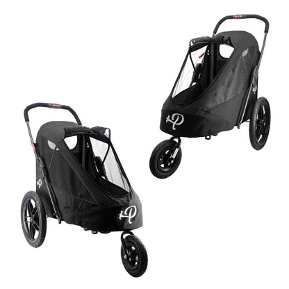 Petique Breeze Pet Jogger dog stroller with all-terrain wheels and mesh windows for dogs under 35kg