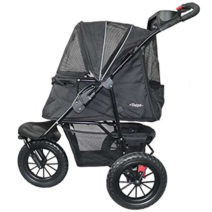 Petique Petique Chinook Luxury Dog & Pet Stroller | Free Rain Cover Petique Chinook Pet Stroller - Luxury Dog & Pet Travel with Rain Cover
