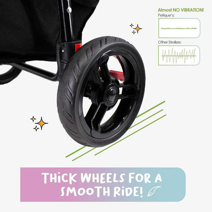 Petique Petique Revolutionary Dog Stroller | 3 Colours Ultimate Petique Revolutionary Pet Stroller – Lightweight, Durable & Travel-Friendly
