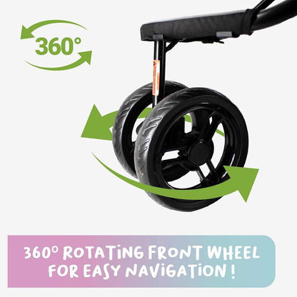 Petique Petique Revolutionary Dog Stroller | 3 Colours Ultimate Petique Revolutionary Pet Stroller – Lightweight, Durable & Travel-Friendly