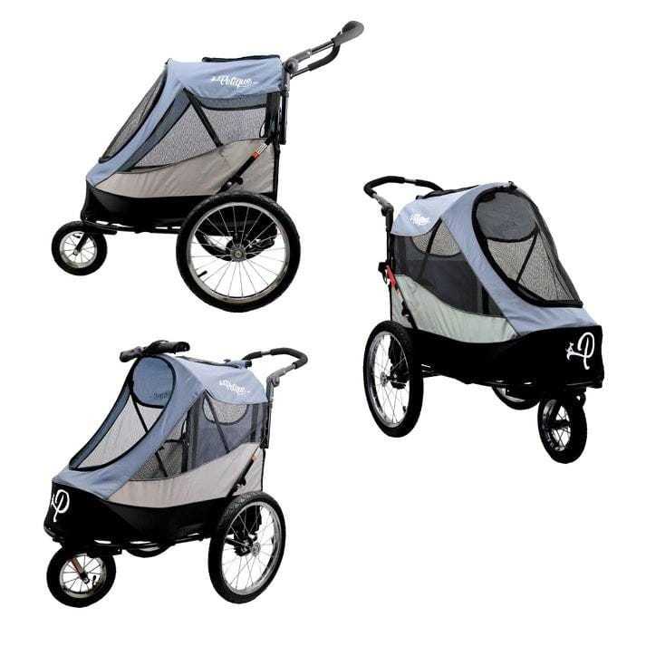 Petique Petique Trailblazer Pet Jogger | The Ultimate Pet Stroller, Bike Trailer & Jogger | Dogs <35kg | 3 Colours Petique Trailblazer Pet Jogger | Ultimate Pet Stroller, Bike Trailer & Jogger
