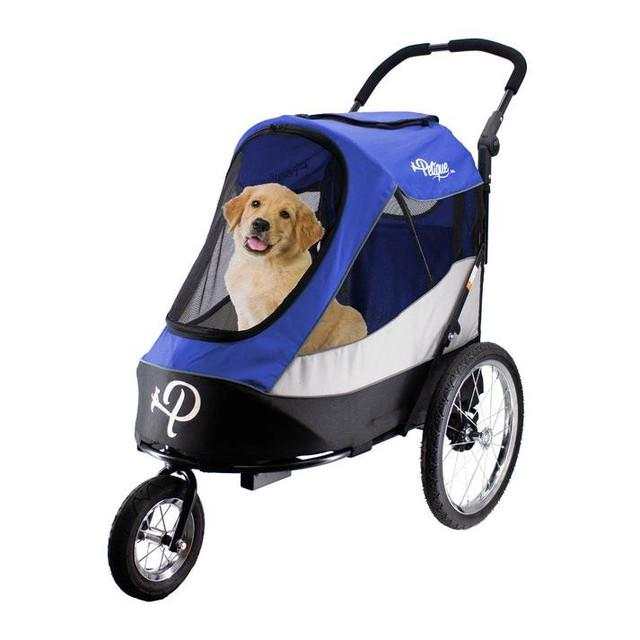Petique Trailblazer Pet Jogger stroller in three colors for dogs under 35kg
