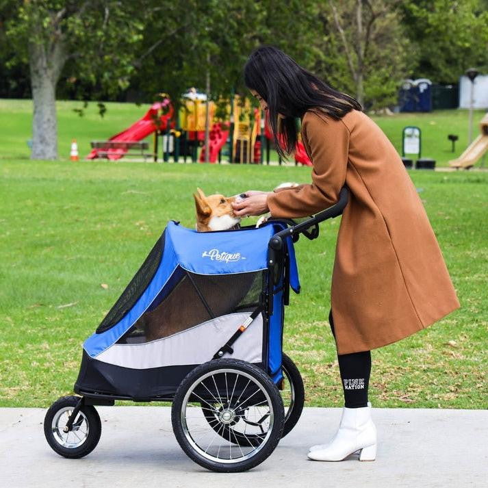  Petique Trailblazer Pet Jogger | The Ultimate Pet Stroller, Bike Trailer & Jogger | Neptune  JG03510005 Pets Own Us