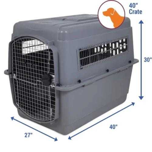 PetMate PetMate Sky Kennel | Dog Air Transport Kennel | IATA Compliant Petmate Sky Kennel – IATA-Compliant Dog Travel Crate | Safe & Durable