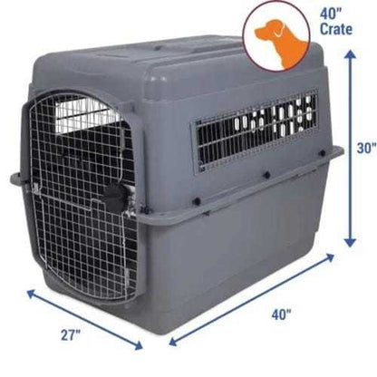 PetMate PetMate Sky Kennel | Dog Air Transport Kennel | IATA Compliant Petmate Sky Kennel – IATA-Compliant Dog Travel Crate | Safe & Durable