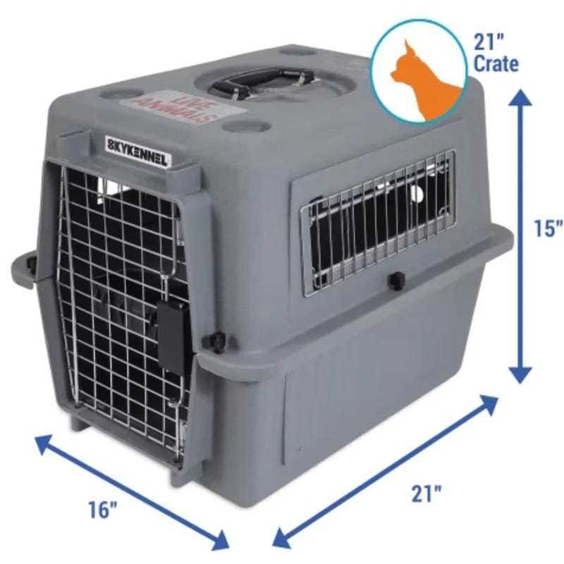 PetMate PetMate Sky Kennel | Dog Air Transport Kennel | IATA Compliant Petmate Sky Kennel – IATA-Compliant Dog Travel Crate | Safe & Durable