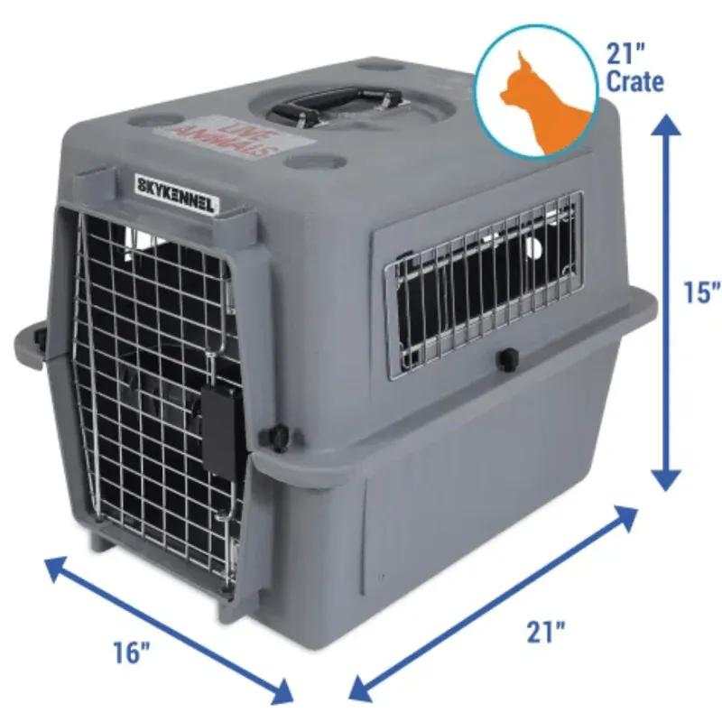 PetMate PetMate Sky Kennel | Dog Air Transport Kennel | IATA Compliant Petmate Sky Kennel – IATA-Compliant Dog Travel Crate | Safe & Durable