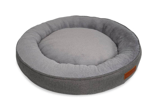  Ralph & Co Grey Calming Donut Dog Bed | Balmoral  TBA Pets Own Us