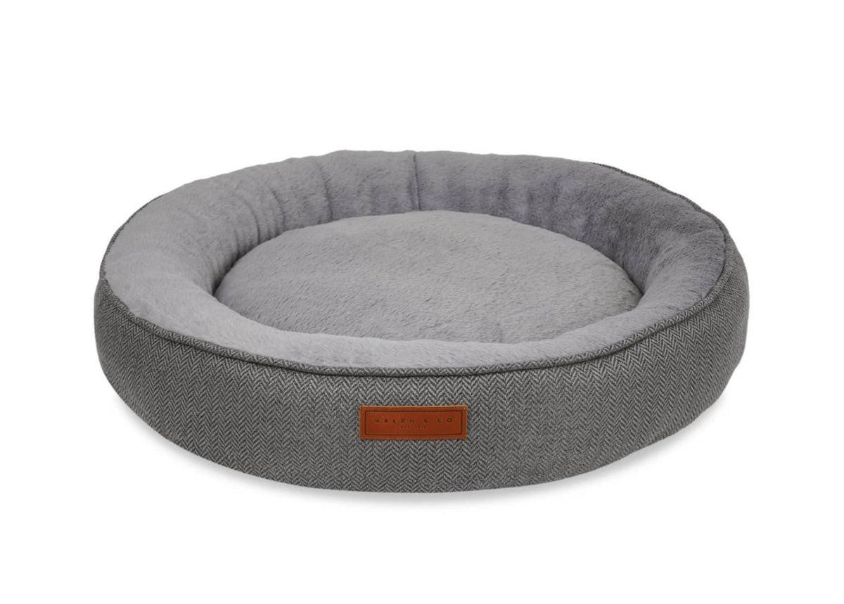  Ralph & Co Grey Calming Donut Dog Bed | Balmoral  TBA Pets Own Us