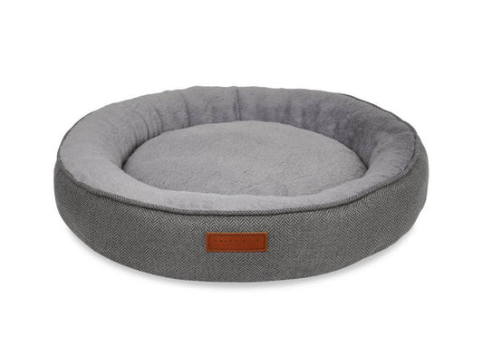  Ralph & Co Grey Calming Donut Dog Bed | Balmoral  TBA Pets Own Us