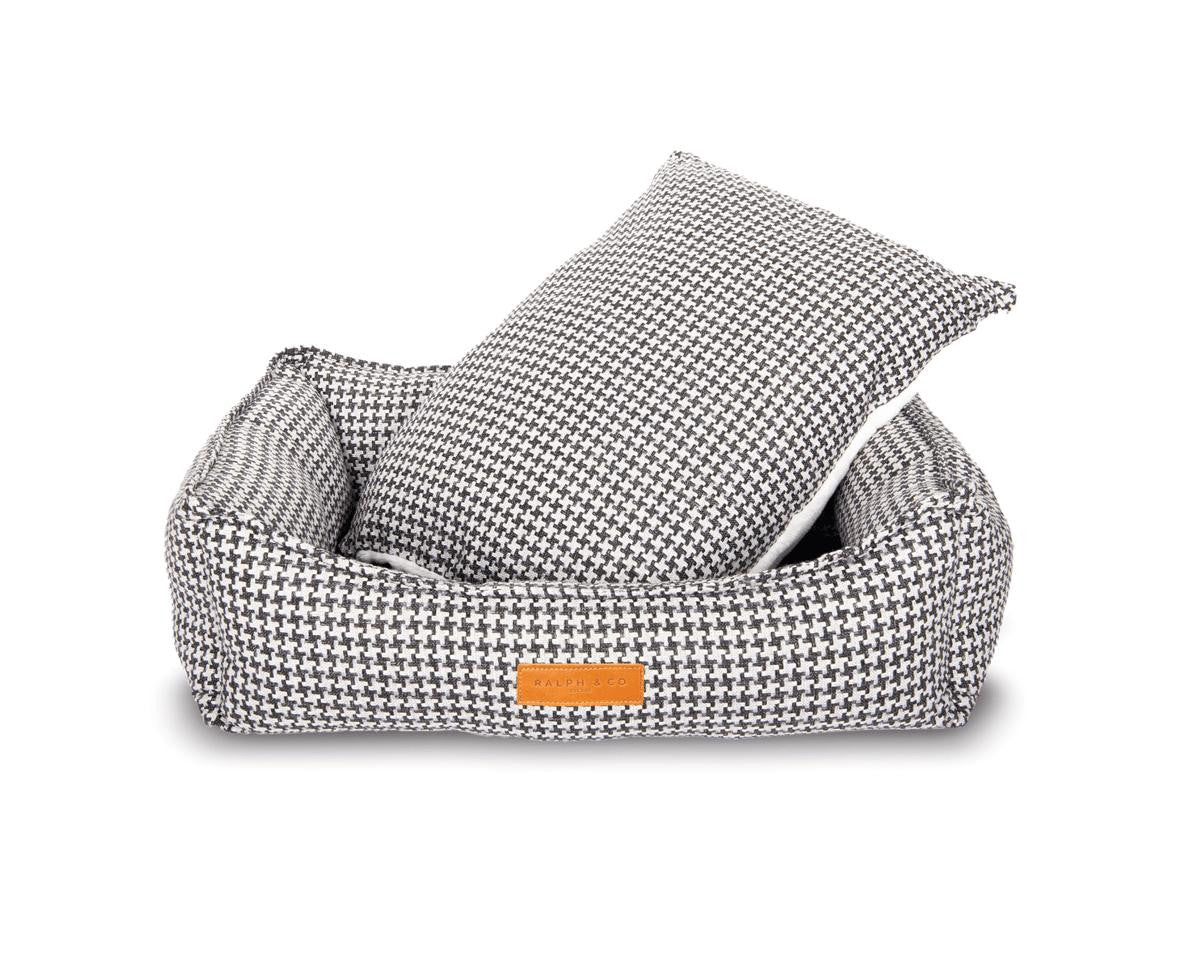  Ralph & Co Luxury Tweed Calming Dog Bed | Lincoln | Houndstooth  TBA-1-1-1 Pets Own Us