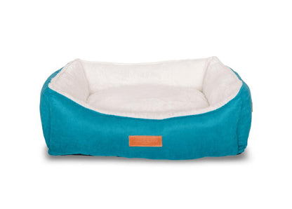  Ralph & Co Luxury Velvet Dog Bed | Hampton | Teal  TBA-1-1 Pets Own Us