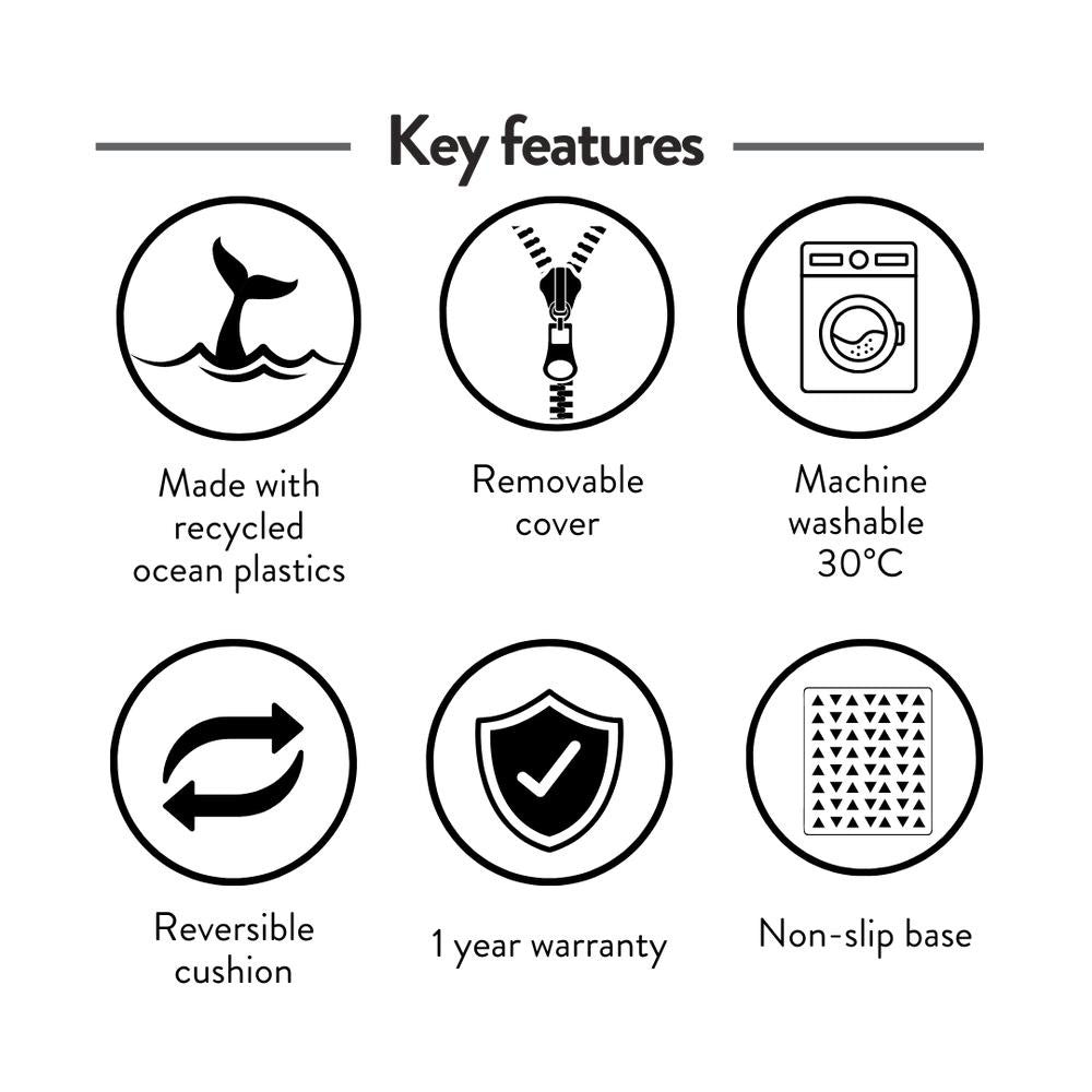  Ralph & Co Orthopedic Memory Foam Dog Bed | Grey  TBA-1-1-1-1-1 Pets Own Us