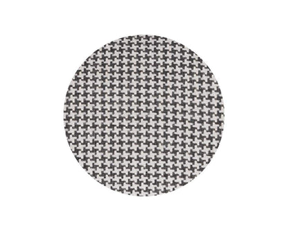 Luxury Tweed Dog Bed in houndstooth pattern with plush orthopaedic cushioning and removable washable cover
