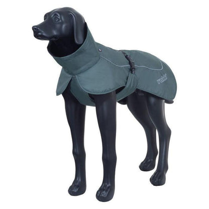 Rukka Pets | Stormy Eco Dog Coat | Dark Agave   Pets Own Us