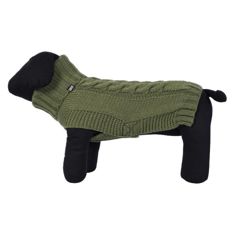 Rukka Pets | Wooly Knitwear Olive   Pets Own Us