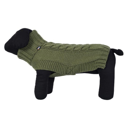 Rukka Pets | Wooly Knitwear Olive   Pets Own Us