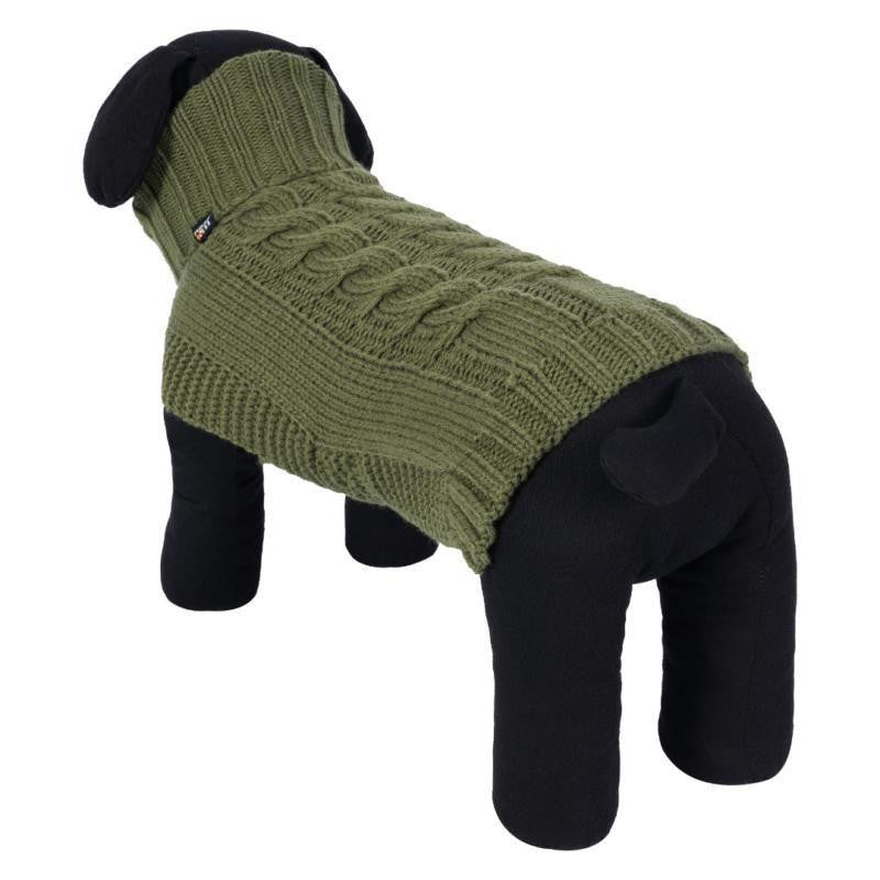 Rukka Pets | Wooly Knitwear Olive   Pets Own Us