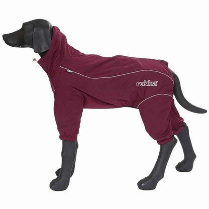 Rukka Pets Rukka Pets | Thermal Dog Overall | Burgundy or Black Thermal Dog Overall | Rukka Pets Burgundy or Black for Cold Weather