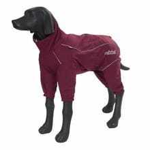 Rukka Pets Rukka Pets | Thermal Dog Overall | Burgundy or Black Thermal Dog Overall | Rukka Pets Burgundy or Black for Cold Weather