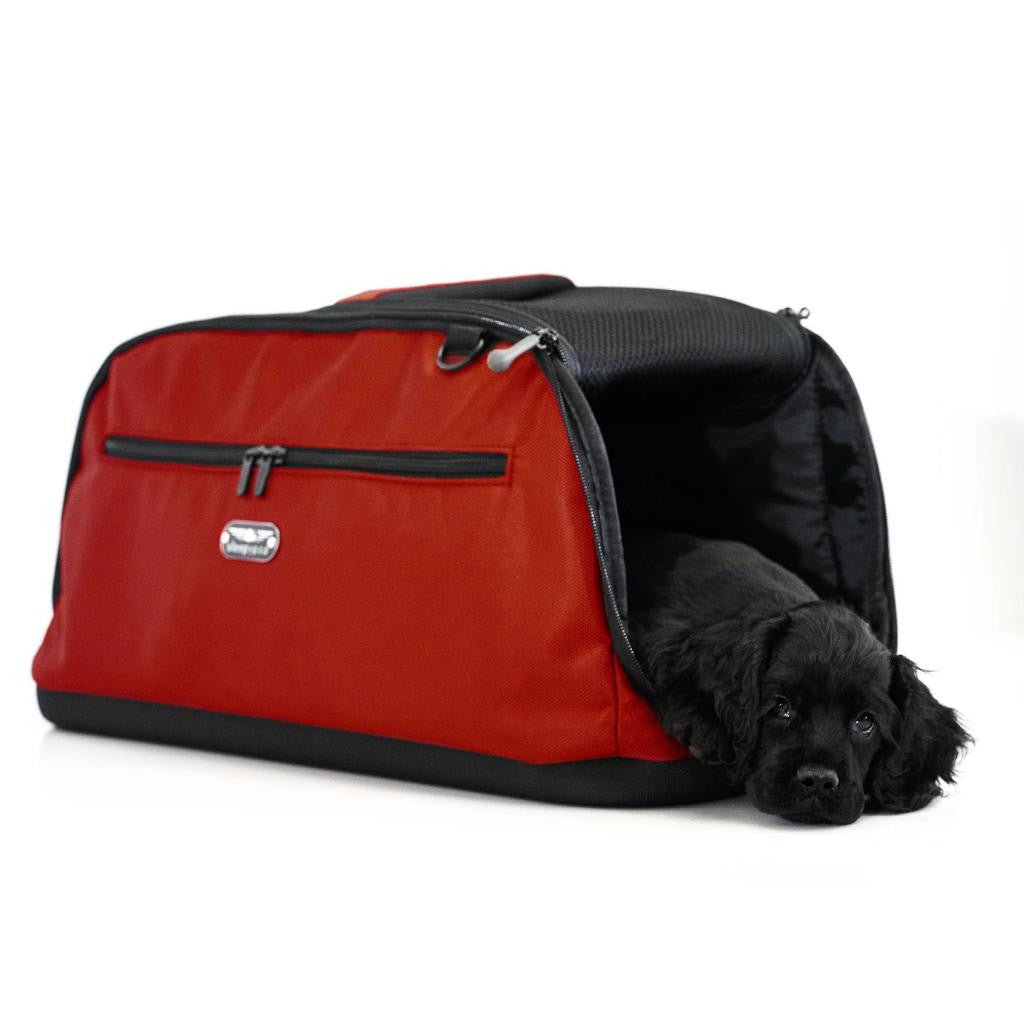  SleepyPod | AIR Pet Carrier | Crash Tested | Airline Compliant | Strawberry Red  AI-RED Pets Own Us