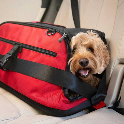 Sleepypod AIR Pet Carrier airline compliant crash-tested in multiple colors with expandable design and plush bedding