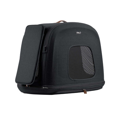 Tavo Pets Dog Travel Crate Tavo Crispin Impact-Tested Pet Travel Crate | Small, Medium & Large | Onyx & Merle | ISOFIX Pet Travel Crate Impact-Tested for Safety & Comfort | Tavo Crispin