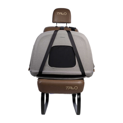 Tavo Pets Dog Travel Crate Tavo Crispin Impact-Tested Pet Travel Crate | Small, Medium & Large | Onyx & Merle | ISOFIX Pet Travel Crate Impact-Tested for Safety & Comfort | Tavo Crispin