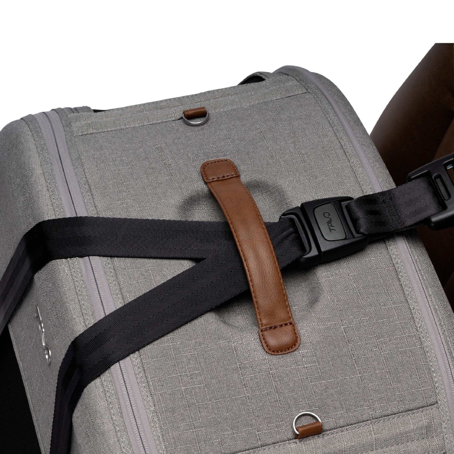 Tavo Pets Dog Travel Crate Tavo Crispin Impact-Tested Pet Travel Crate | Small, Medium & Large | Onyx & Merle | ISOFIX Pet Travel Crate Impact-Tested for Safety & Comfort | Tavo Crispin
