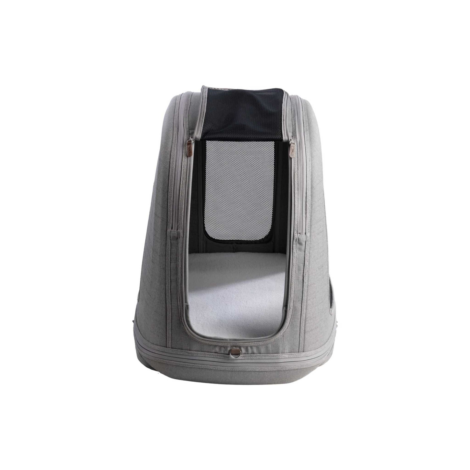 Tavo Pets Dog Travel Crate Tavo Crispin Impact-Tested Pet Travel Crate | Small, Medium & Large | Onyx & Merle | ISOFIX Pet Travel Crate Impact-Tested for Safety & Comfort | Tavo Crispin