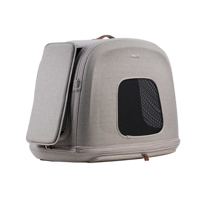 Tavo Pets Dog Travel Crate Tavo Crispin Impact-Tested Pet Travel Crate | Small, Medium & Large | Onyx & Merle | ISOFIX Pet Travel Crate Impact-Tested for Safety & Comfort | Tavo Crispin