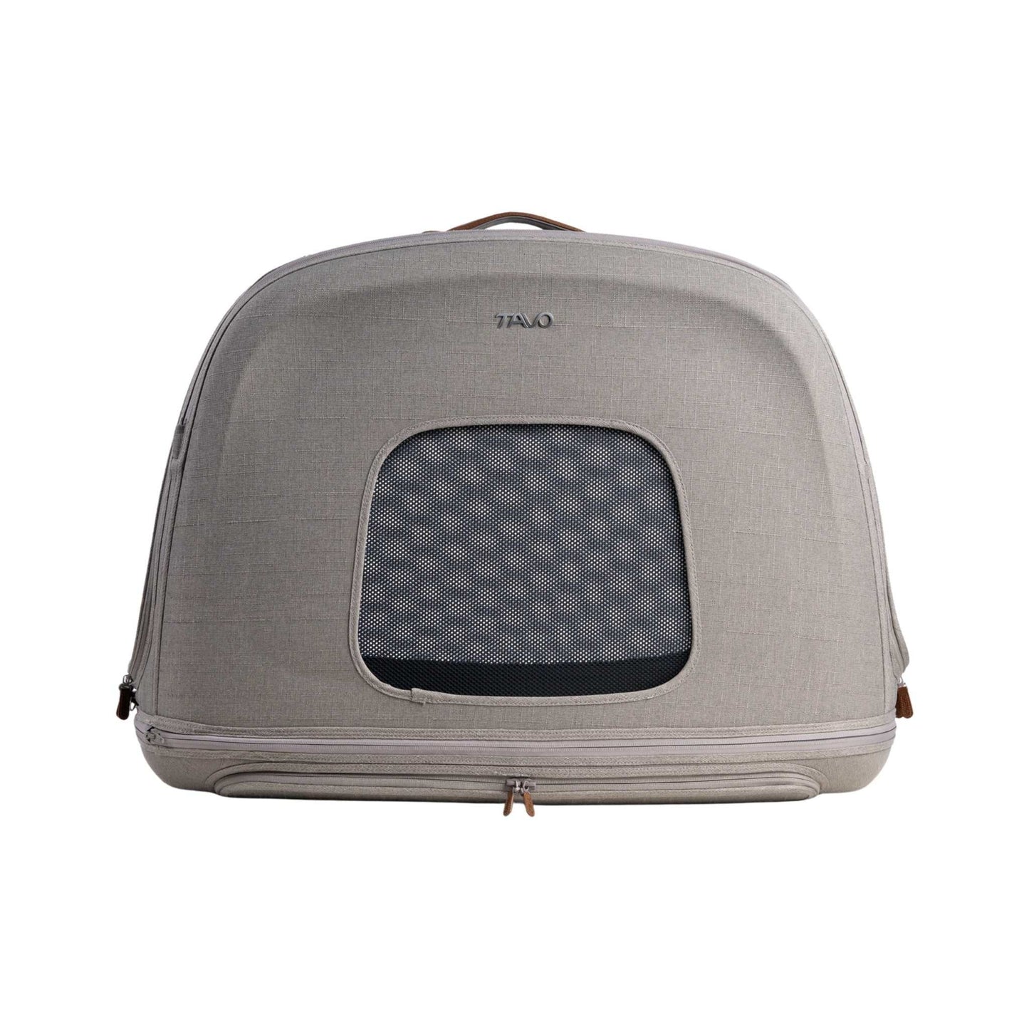 Tavo Pets Dog Travel Crate Tavo Crispin Impact-Tested Pet Travel Crate | Small, Medium & Large | Onyx & Merle | ISOFIX Pet Travel Crate Impact-Tested for Safety & Comfort | Tavo Crispin