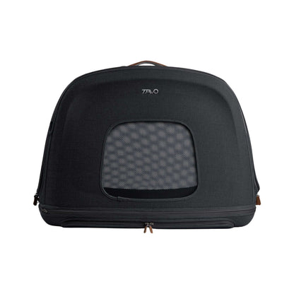 Tavo Pets Dog Travel Crate Tavo Crispin Impact-Tested Pet Travel Crate | Small, Medium & Large | Onyx & Merle | ISOFIX Pet Travel Crate Impact-Tested for Safety & Comfort | Tavo Crispin