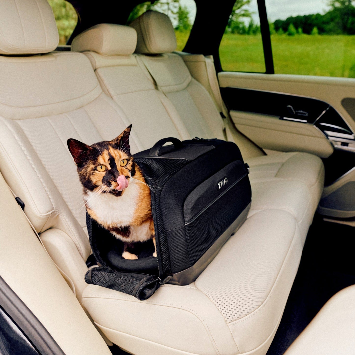 Tavo Pets Dog Car Seat Tavo Dupree Airline Carry-On Pet Car Seat | ISOFIX | Onyx & Merle | Cats & Small Dogs Pet Car Seat | Tavo Dupree Airline Carry-On with ISOFIX & Impact Protection