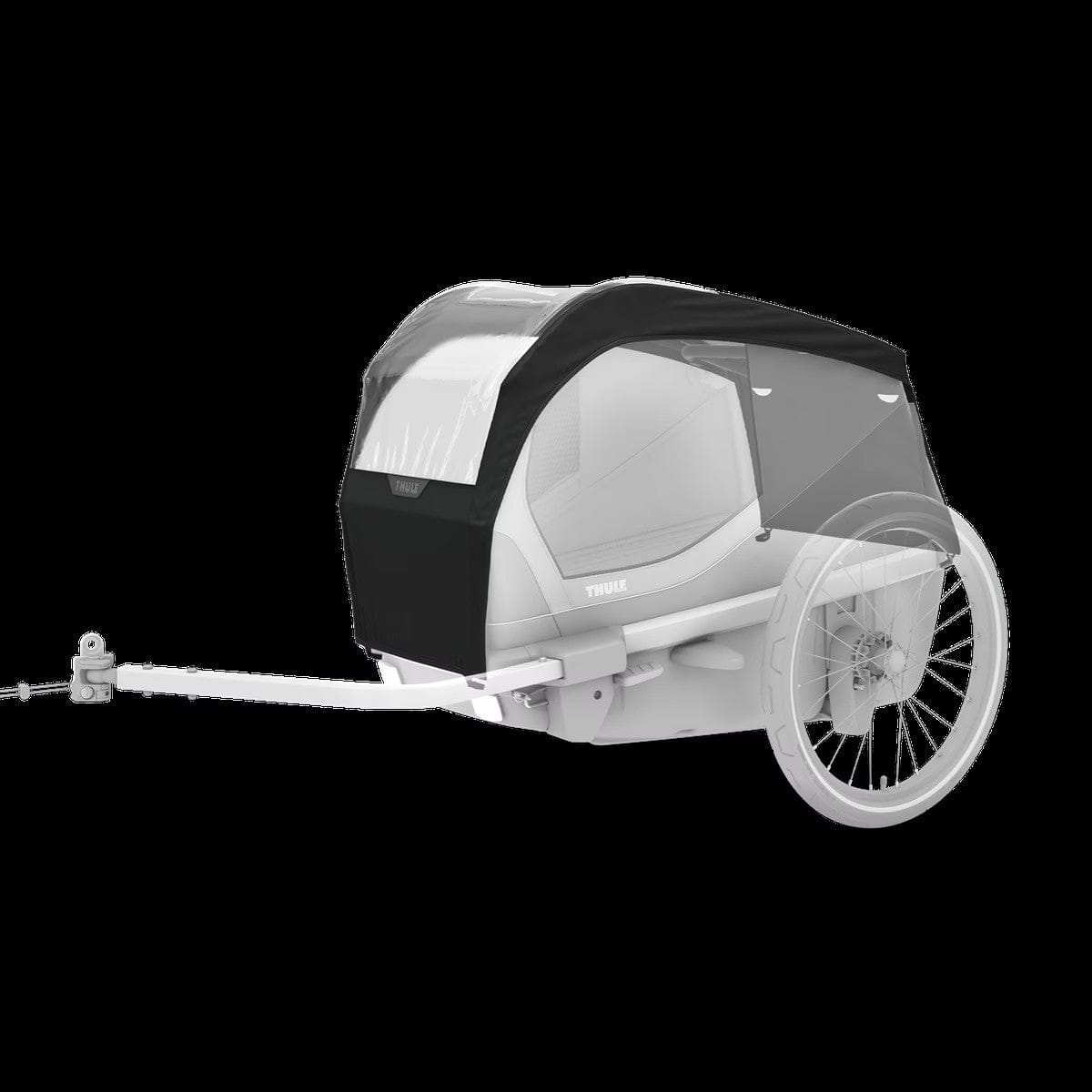 Thule Dog Bike Trailer Accessories Thule Bexey Rain Cover | Fits Bexey M & L | Black | Dog Bike Trailer Accessory Thule Bexey Rain Cover | Fits Bexey M & L | Dog Bike Trailer Accessory