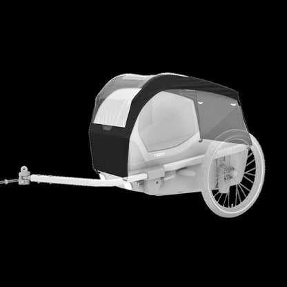 Thule Dog Bike Trailer Accessories Thule Bexey Rain Cover | Fits Bexey M & L | Black | Dog Bike Trailer Accessory Thule Bexey Rain Cover | Fits Bexey M & L | Dog Bike Trailer Accessory
