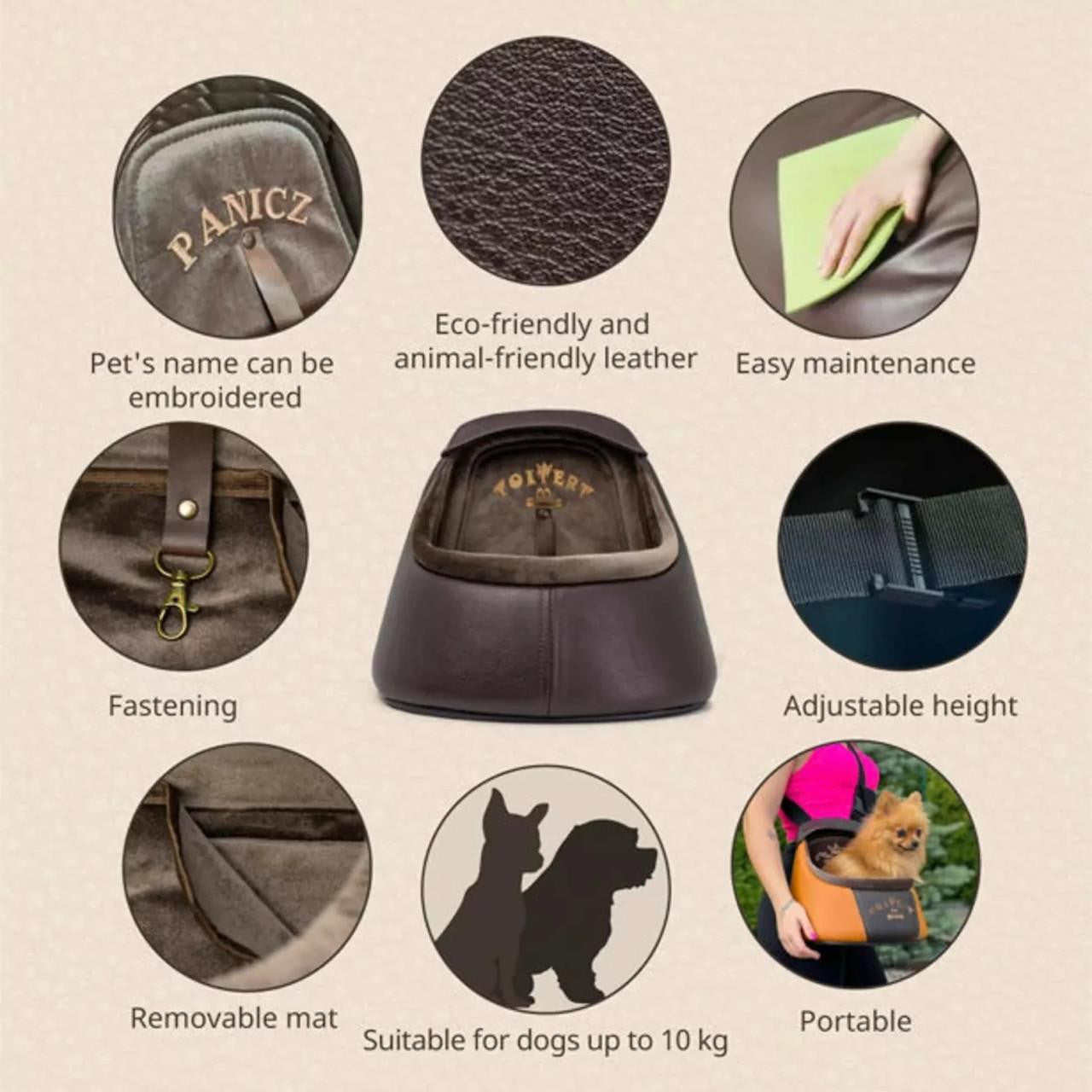  Toitert Luxury Safe Dog Car Seat | 9 Styles Available   Pets Own Us