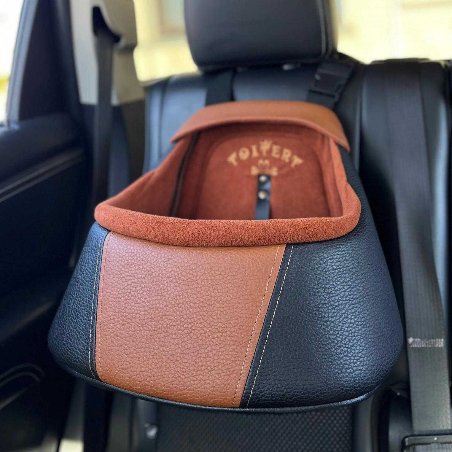 Toitert Toitert Luxury Safe Dog Car Seat | 9 Styles Available Toitert Luxury Dog Car Seat | 9 Stylish Handmade Safety Boosters