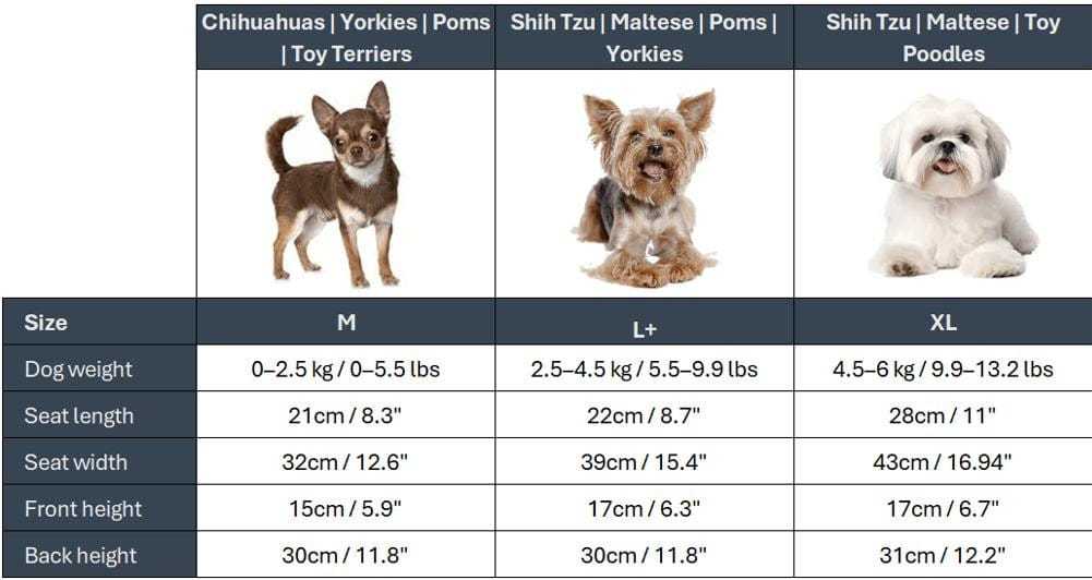 Toitert Luxury Dog Car Seat in vegan leather with soft lining, handcrafted, available in 9 styles for small dogs' safe and comfortable travel