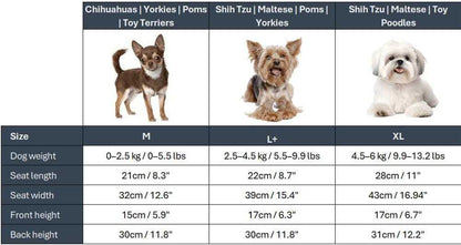 Toitert Luxury Dog Car Seat in vegan leather with soft lining, handcrafted, available in 9 styles for small dogs' safe and comfortable travel