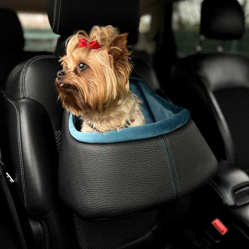 Toitert Luxury Dog Car Seat in vegan leather with 9 styles, safe and comfortable for small dogs