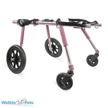 Full Support Quad Dog Wheelchair in large size with adjustable frame and durable wheels for disabled or recovering dogs.