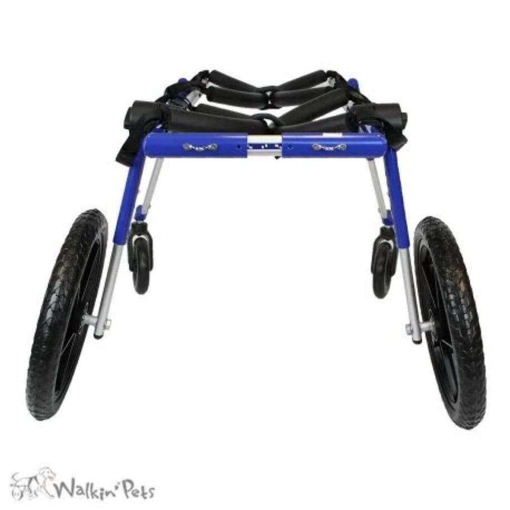 Full Support Quad Dog Wheelchair for large dogs, adjustable and durable with all-terrain wheels