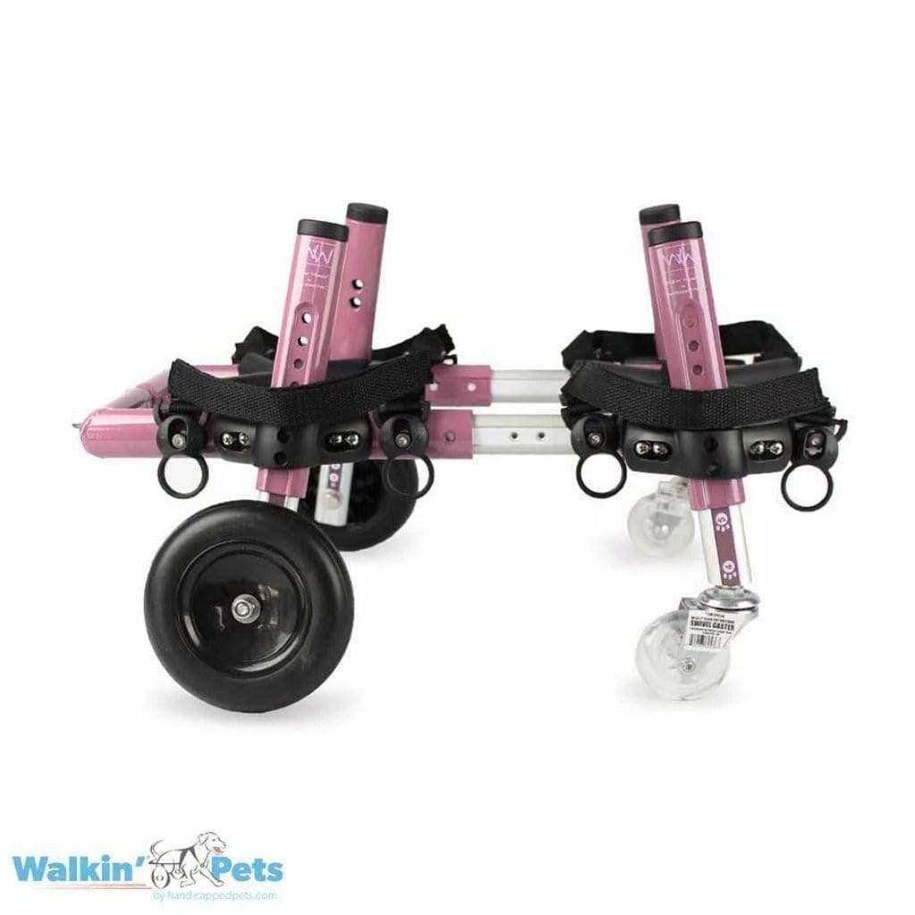 Wheels4Dogs Full Support Quad Dog Wheelchair Small, Walkin’ Wheels Full Support Walkin' Wheels - Small Dog Wheelchair for Pets 11-25 lbs