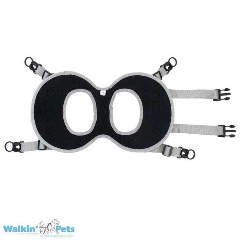 Walkin’ Warrior Rear Harness supporting dog's hind legs for mobility and comfort