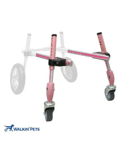 Wheels4Dogs Dog Wheelchair Accessories Walkin' Wheels Front Wheel Attachment | Small | Converts Rear to Quad Walkin' Wheels Small Front Wheel Attachment | Converts Wheelchairs