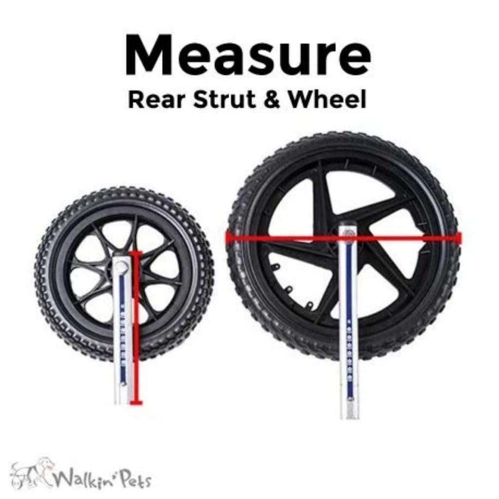 Wheels4Dogs Walkin’ Wheels LARGE Front Wheel Attachment Walkin’ Wheels LARGE Front Wheel Attachment – Converts Wheelchair to 4-Wheel Support