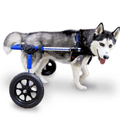 Medium dog wheelchair Walkin' Wheels rear support for pets 26-49 lbs adjustable lightweight aluminum frame